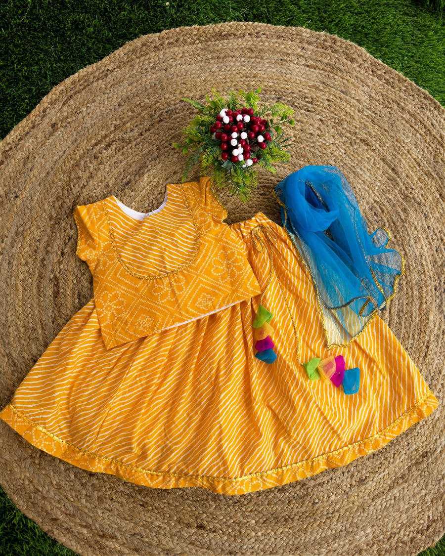 Ynf Slub Reyon RIN107 353 Kids Wear Wholesale Kids Traditional Outfits Kids Lehenga Choli Kids Navratri Outfits Baby Girl Lehenga Manufacturer