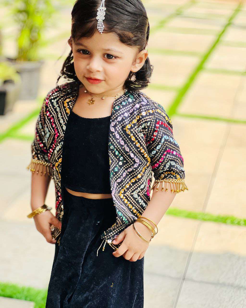Ynf Soft Cotton RIN107 304 Kids Wear Wholesale Kids Lehenga Kids Lehenga Choli Kids Wedding Outfits Manufacturer