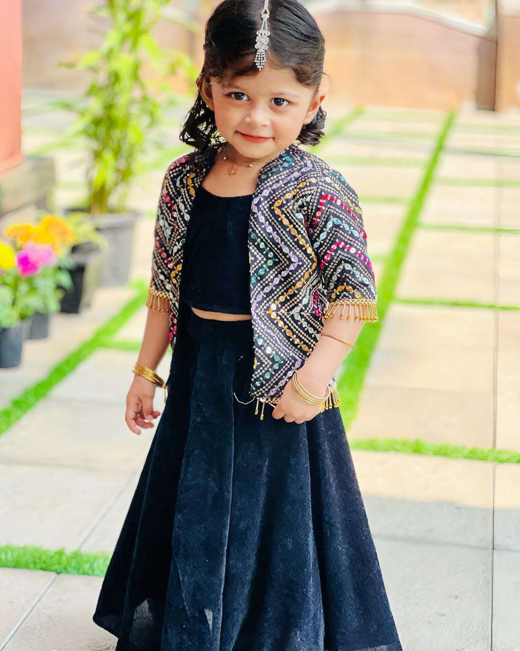 Ynf Soft Cotton RIN107 304 Kids Wear Wholesale Kids Lehenga Kids Lehenga Choli Kids Wedding Outfits Manufacturer