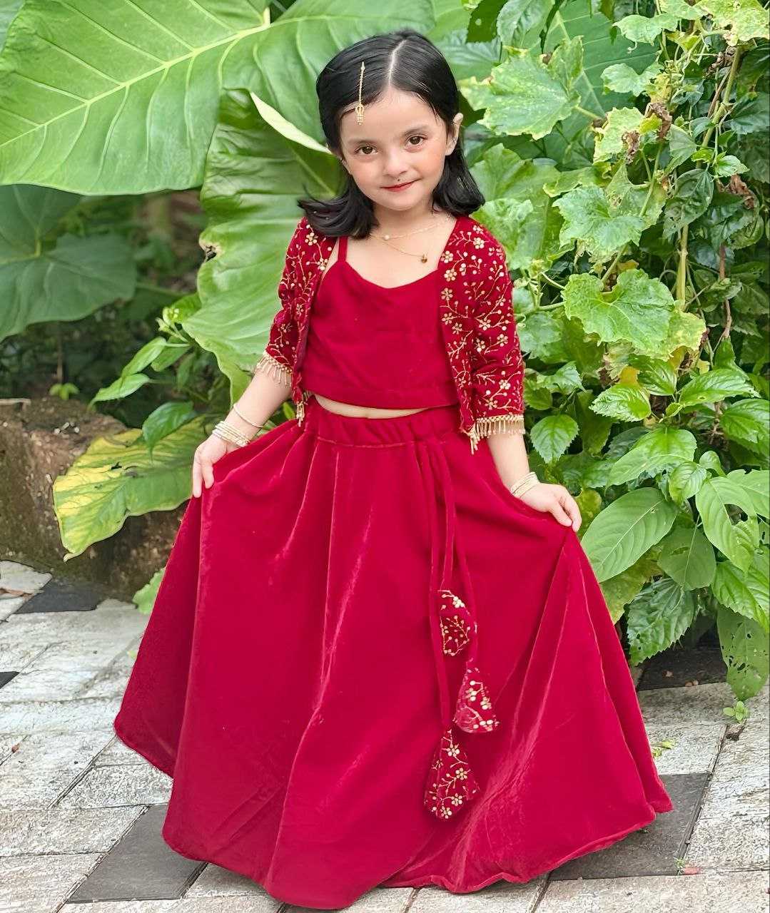 Ynf Soft Cotton RIN107 307 Kids Wear Wholesale Kids Lehenga Kids Lehenga Choli Kids Wedding Outfits Manufacturer
