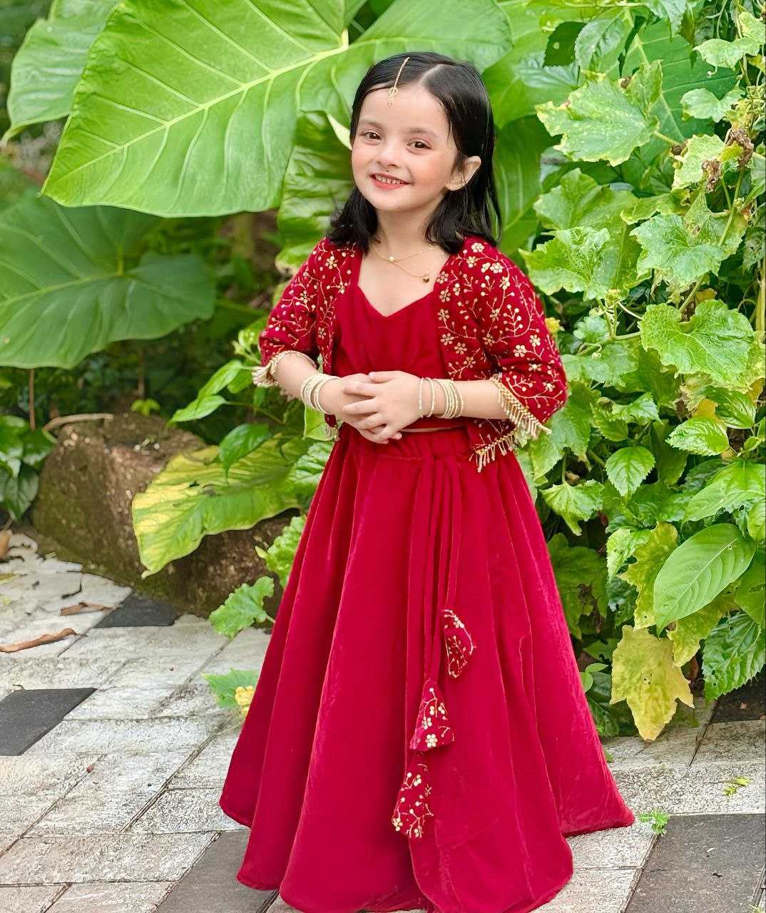 Ynf Soft Cotton RIN107 307 Kids Wear Wholesale Kids Lehenga Kids Lehenga Choli Kids Wedding Outfits Manufacturer