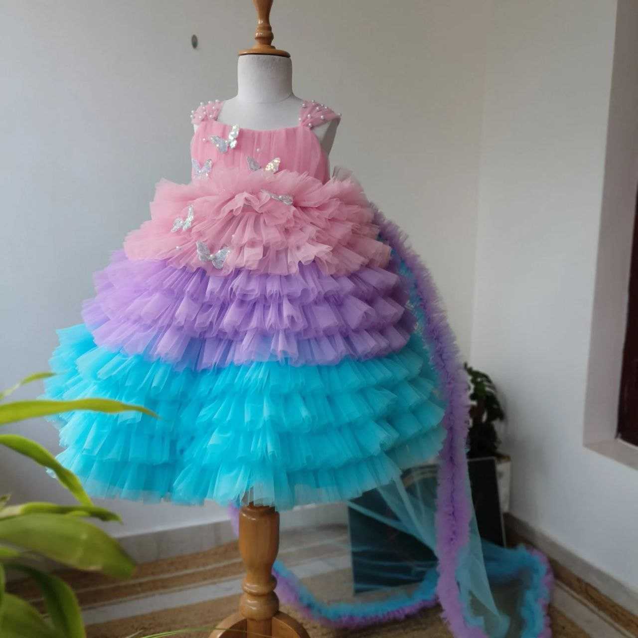 Ynf Soft Cotton RIN107 310 Kids Wear Wholesale Kids Frocks Girls Frock Girls Cotton Frocks Manufacturer