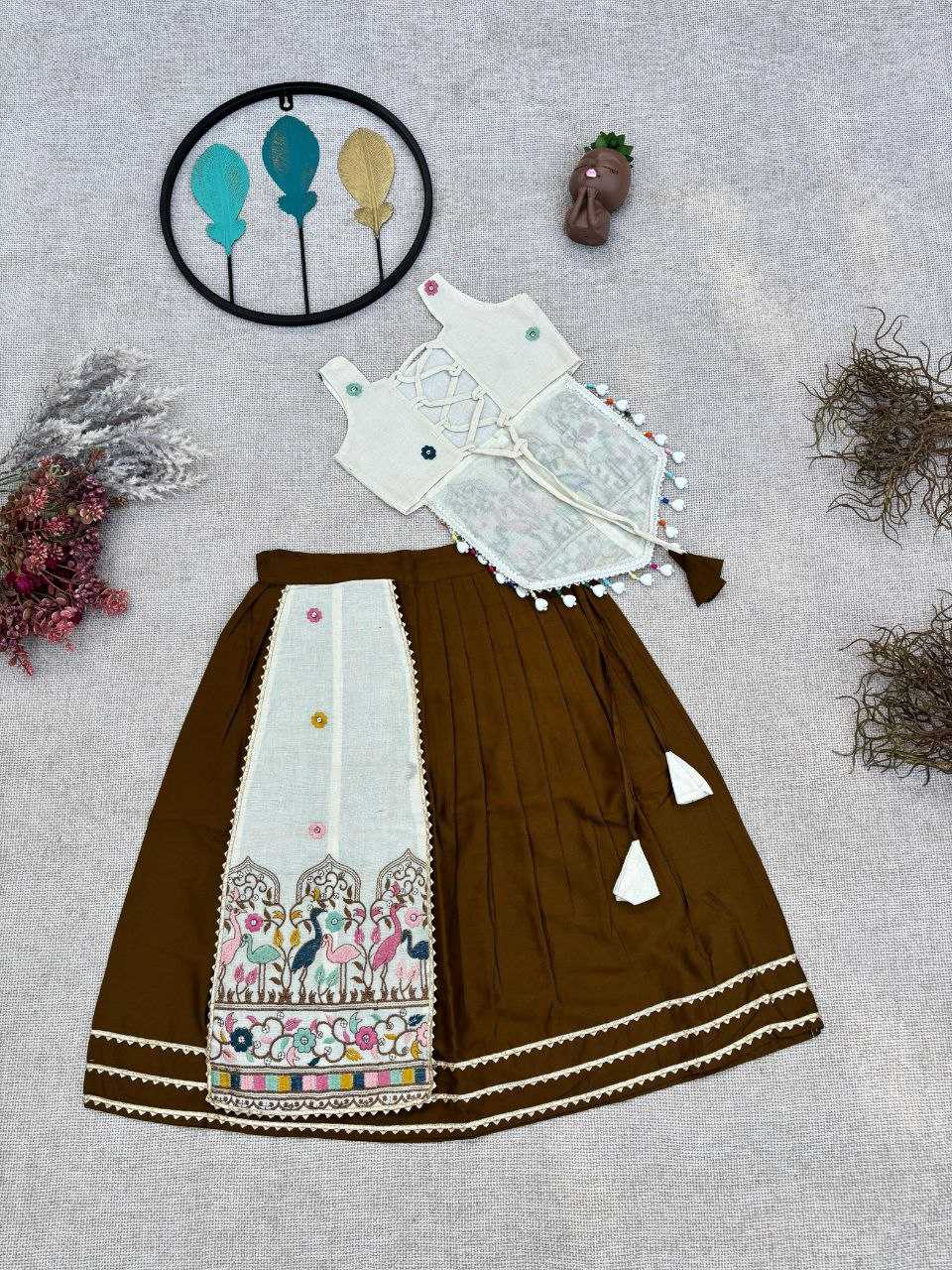 Ynf Soft Cotton RIN107 319 Kids Wear Wholesale Kids Frocks Girls Cotton Frocks Kids Designer Frock Manufacturer
