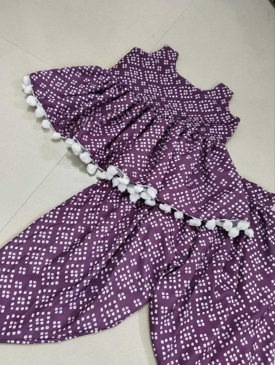 Ynf Soft Cotton RIN107 333 Kids Wear Wholesale Girls Kurti Kids Kurta Pajama Kids Navratri Outfits Manufacturer