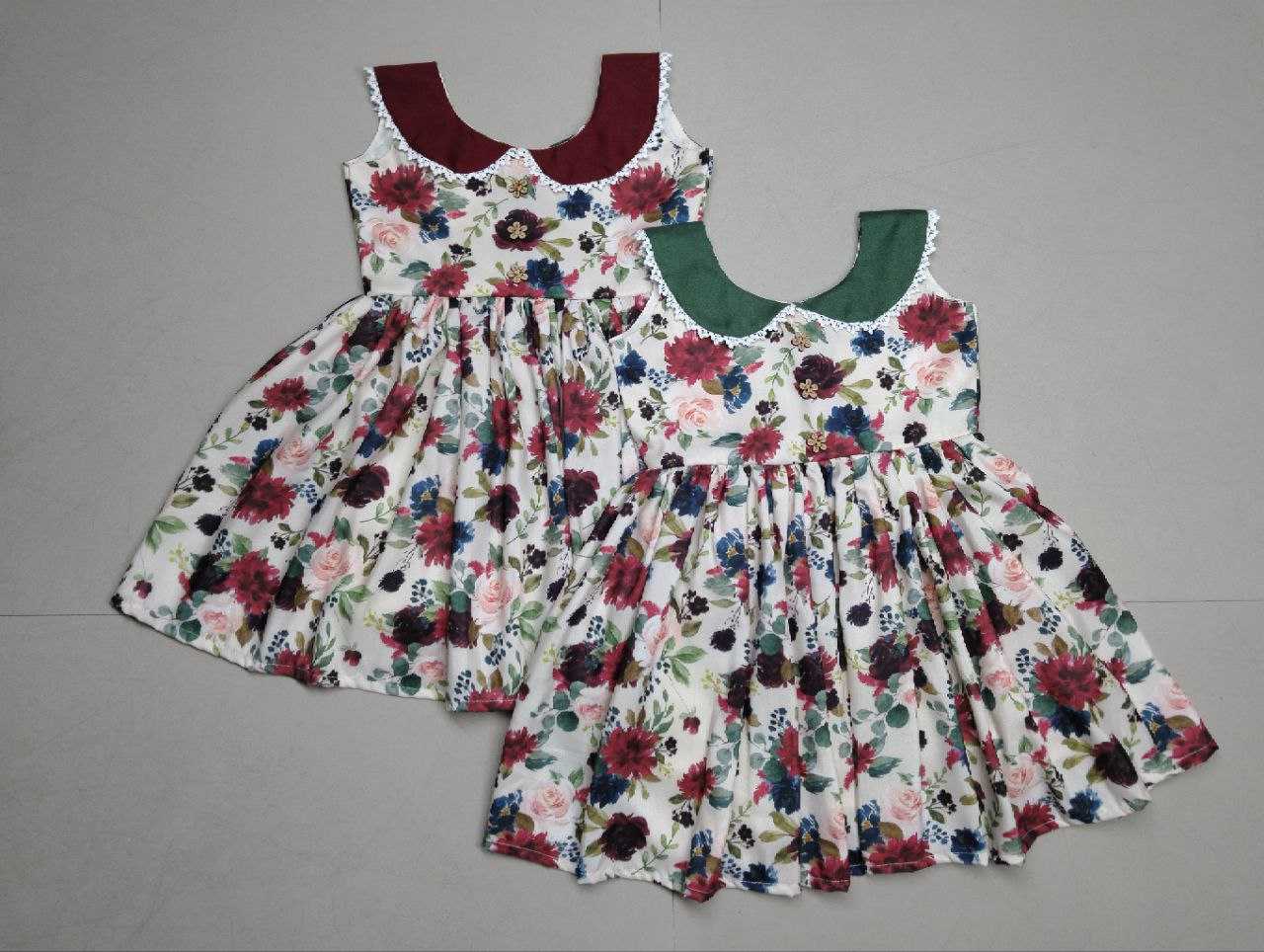 Ynf Soft Cotton RIN107 335 Kids Wear Wholesale Kids Frocks Girls Frock Girls Cotton Frocks Manufacturer