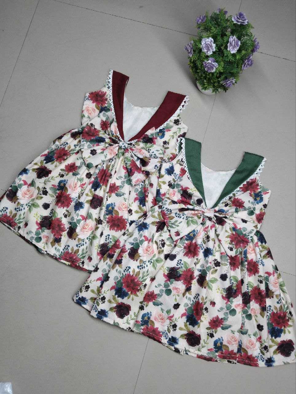 Ynf Soft Cotton RIN107 335 Kids Wear Wholesale Kids Frocks Girls Frock Girls Cotton Frocks Manufacturer