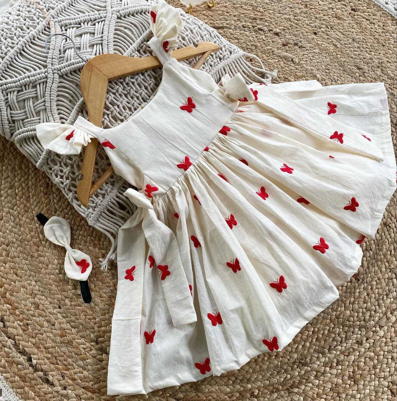 Ynf Soft Cotton RIN107 340 Kids Wear Wholesale Kids Frocks Girls Frock Girls Cotton Frocks Manufacturer