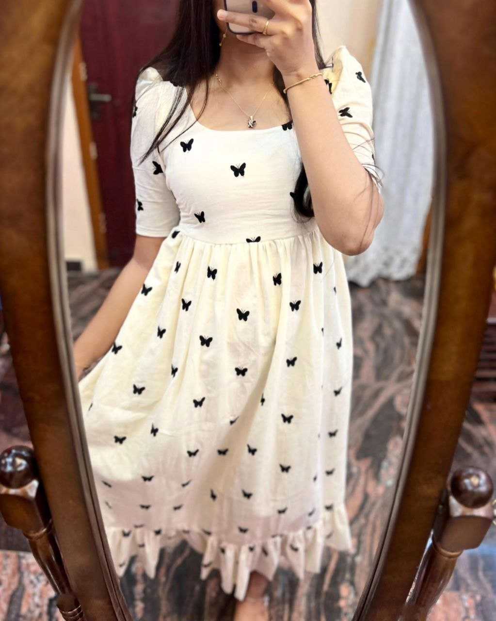 Ynf Soft Cotton RIN107 341 Suits & Dresses Wholesale Dresses Casual Dresses Printed Dresses Manufacturer
