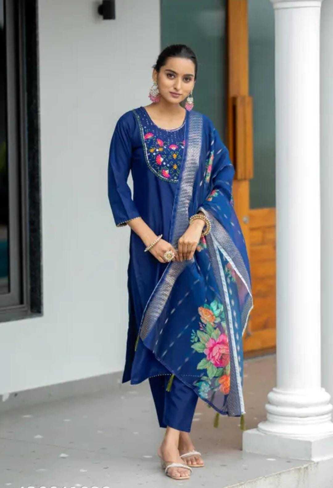 Ynf Soft Cotton RIN222 SI-143 Kurti Wholesale Printed Kurtis Cotton Kurtis Embroidered Kurtis Manufacturer