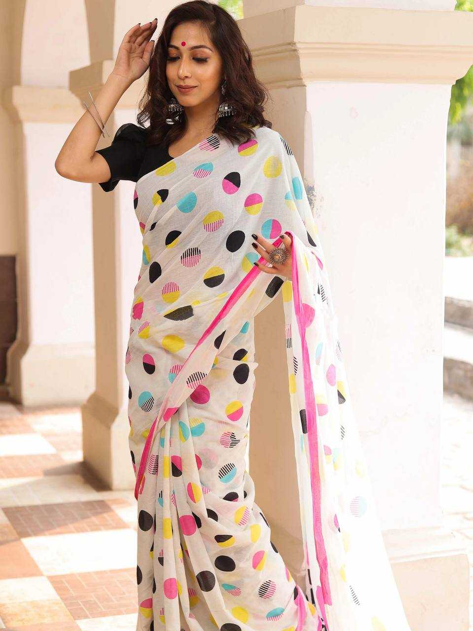 Ynf Soft Cotton RIN229 101 Sarees Wedding Collections Festive Collections Wholesale Block Print Sarees Cotton Sarees Sarees With Blouse Manufacturer