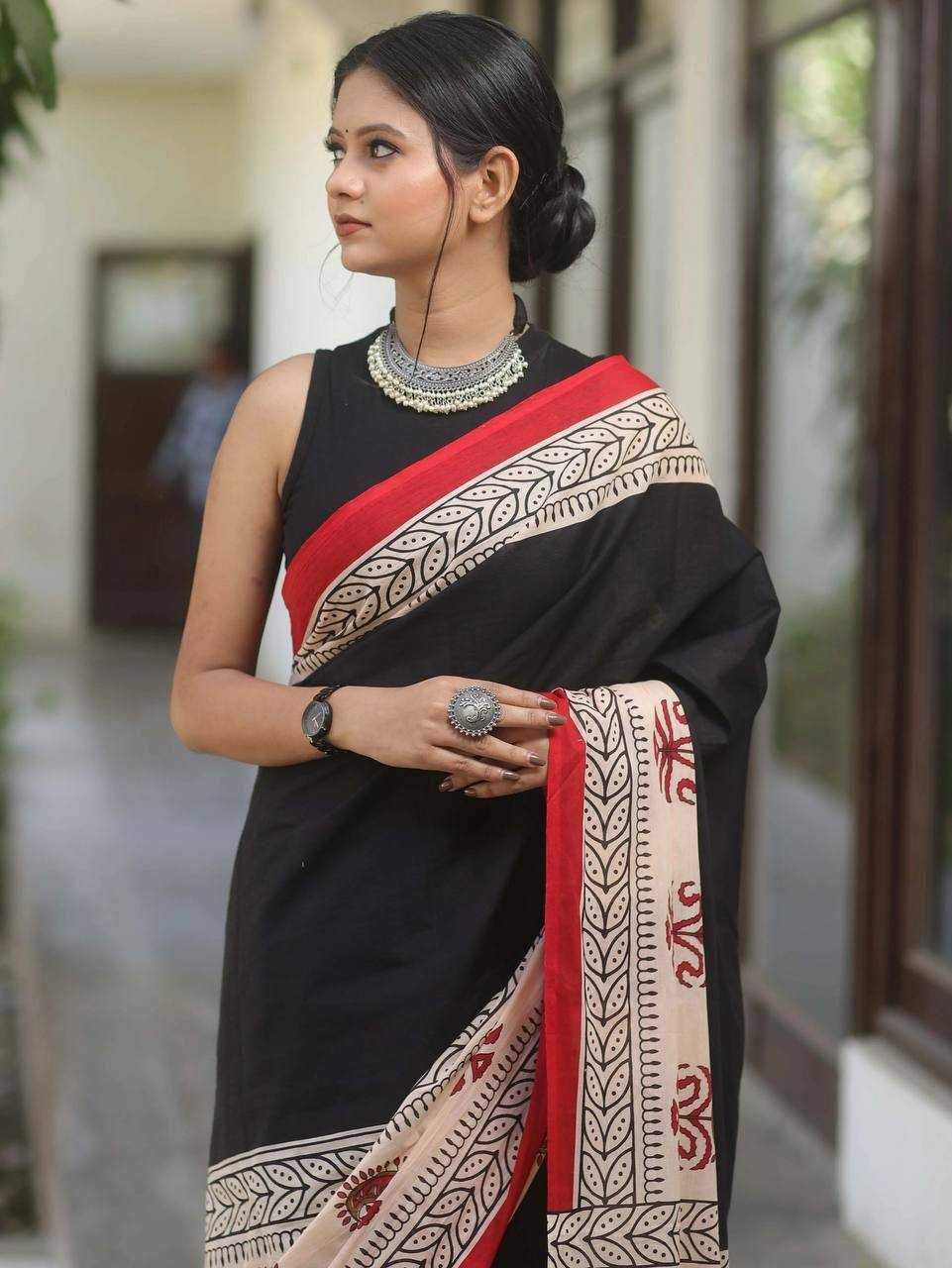 Ynf Soft Cotton RIN229 85 Sarees Wedding Collections Festive Collections Wholesale Block Print Sarees Cotton Sarees Sarees With Blouse Manufacturer