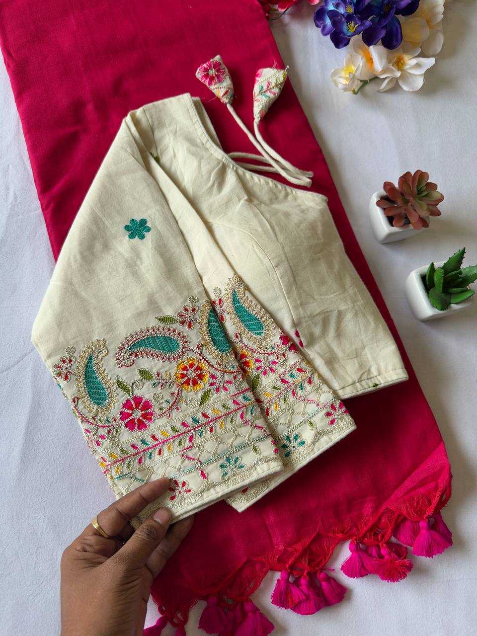 Ynf Soft Cotton Silk KESH437 PomPom Silk Sarees Wedding Collections Festive Collections Wholesale Designer Silk Sarees Cotton Silk Sarees Silk Sarees For Weddings Manufacturer