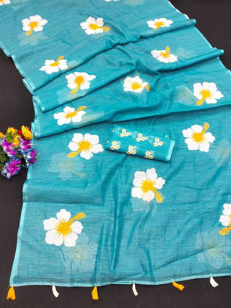 Ynf Soft Cotton Silk RIN183 CHAMPA-2 Silk Sarees Wedding Collections Festive Collections Wholesale Printed Silk Saree Designer Silk Sarees Cotton Silk Sarees Manufacturer