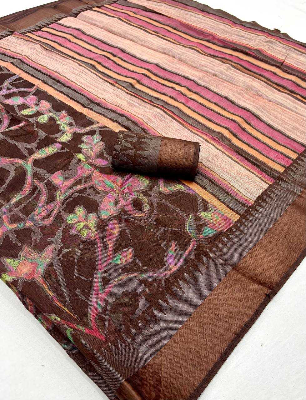 Ynf Soft Cotton Silk RIN203 Nd Silk Sarees Wedding Collections Festive Collections Wholesale Printed Silk Saree Cotton Silk Sarees Zari Border Silk Sarees Manufacturer