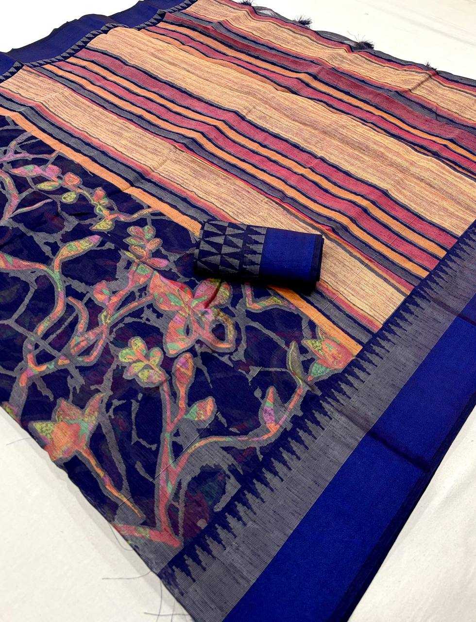 Ynf Soft Cotton Silk RIN203 Nd Silk Sarees Wedding Collections Festive Collections Wholesale Printed Silk Saree Cotton Silk Sarees Zari Border Silk Sarees Manufacturer