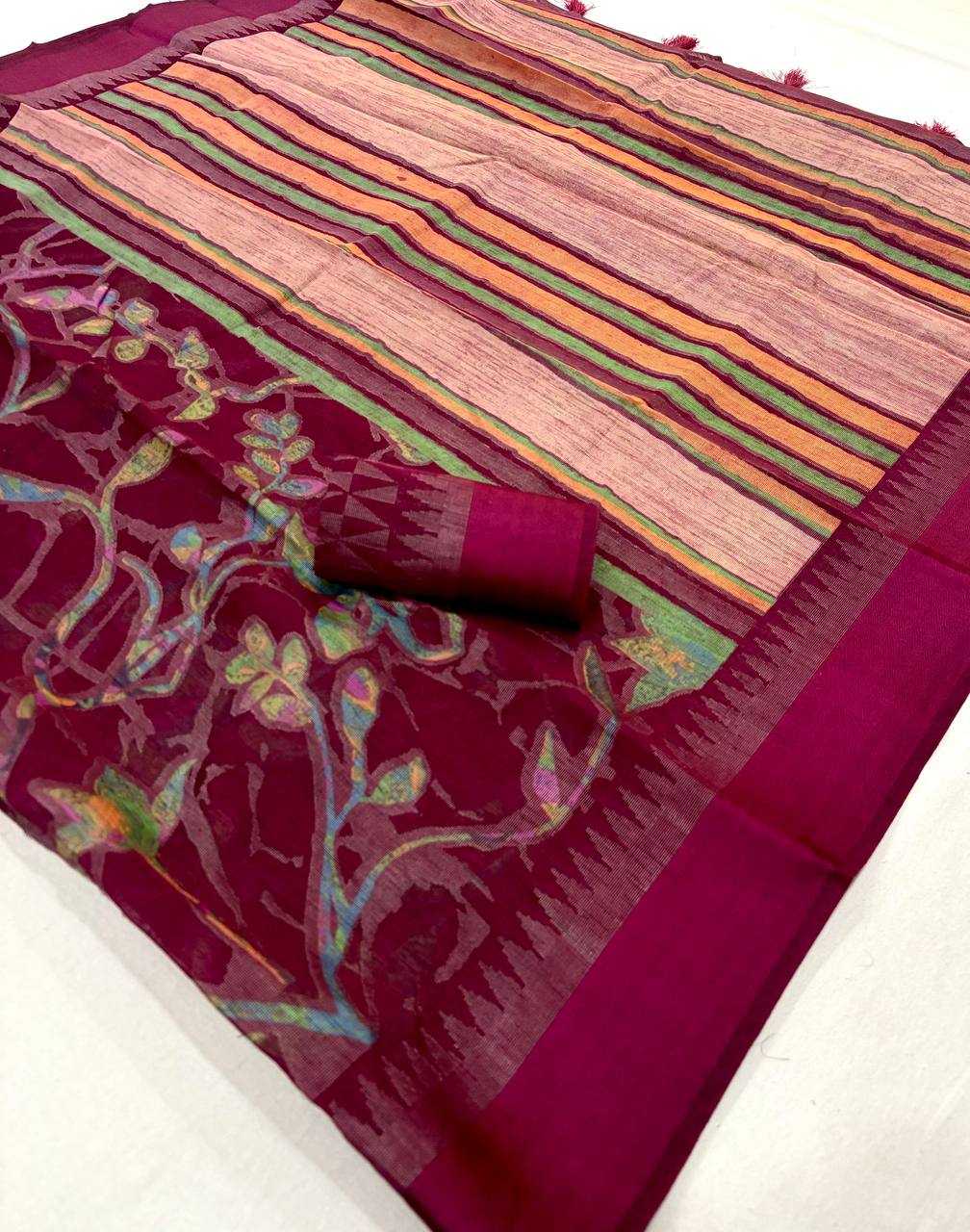 Ynf Soft Cotton Silk RIN203 Nd Silk Sarees Wedding Collections Festive Collections Wholesale Printed Silk Saree Cotton Silk Sarees Zari Border Silk Sarees Manufacturer