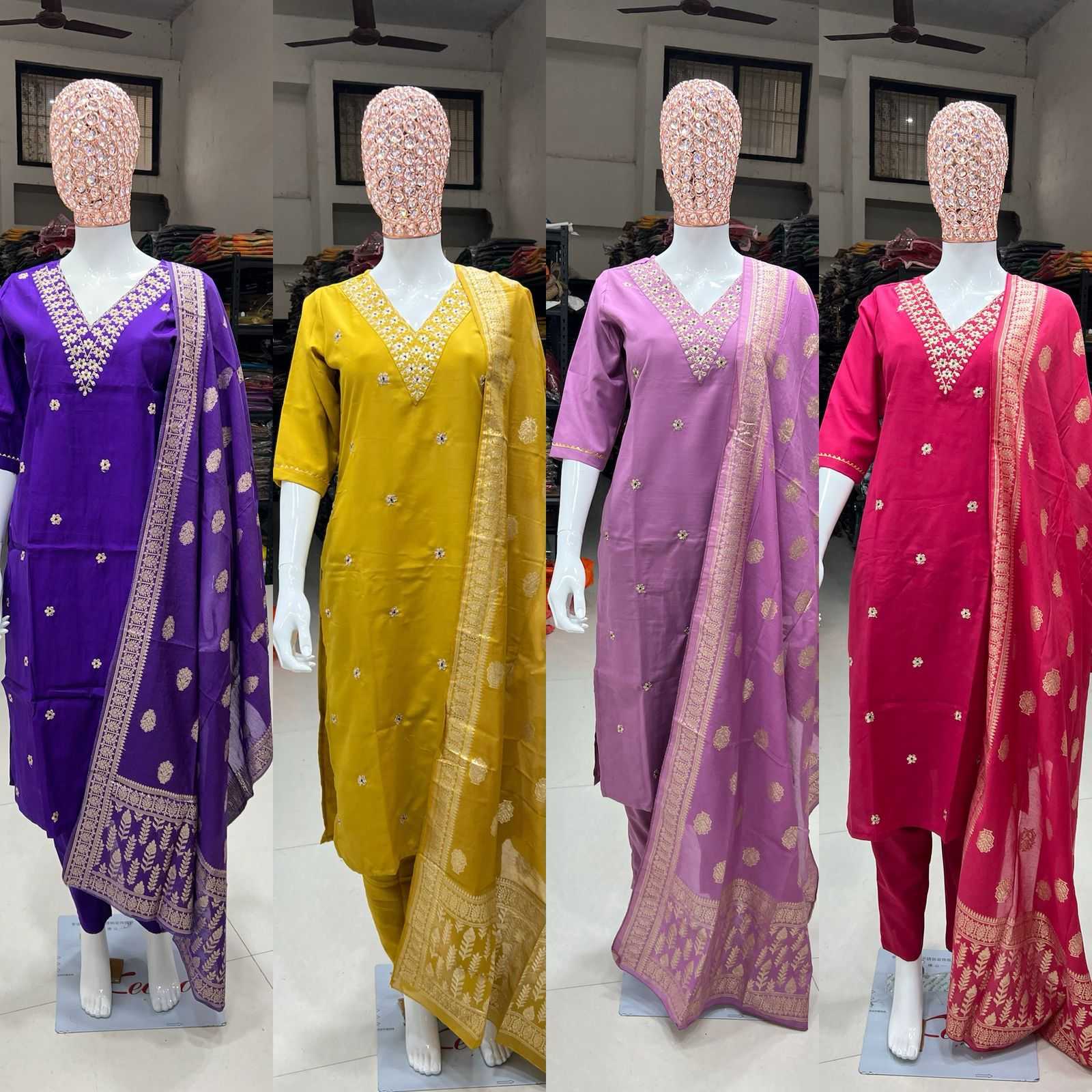 Ynf Soft Cotton Silk RIN222 A1 Kurti Wholesale Designer Kurtis Cotton Kurtis Embroidered Kurtis Manufacturer
