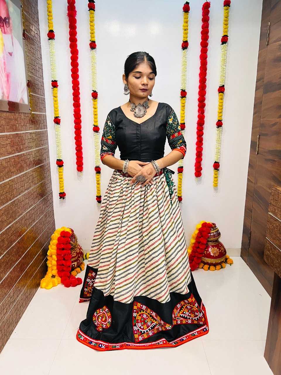 Ynf Soft Cotton Silk RIN227 7048 Lehengas Wedding Collections Festive Collections Wholesale Silk Lehenga Lehenga With Blouse Navratri Chaniya Choli Manufacturer