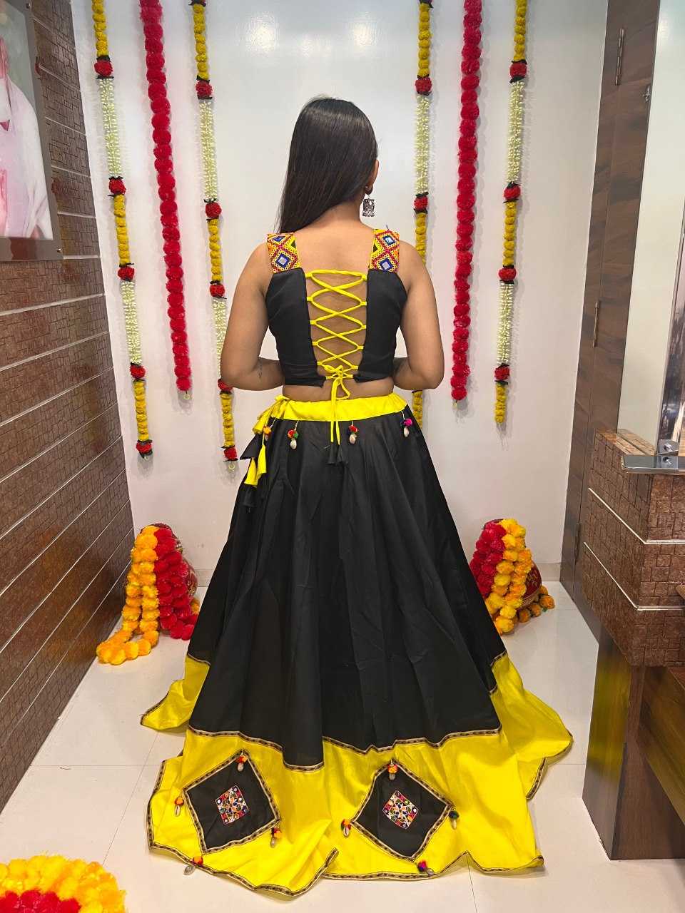 Ynf Soft Cotton Silk RIN227 7052 Lehengas Wedding Collections Festive Collections Wholesale Designer Lehenga Choli Lehenga With Blouse Navratri Chaniya Choli Manufacturer