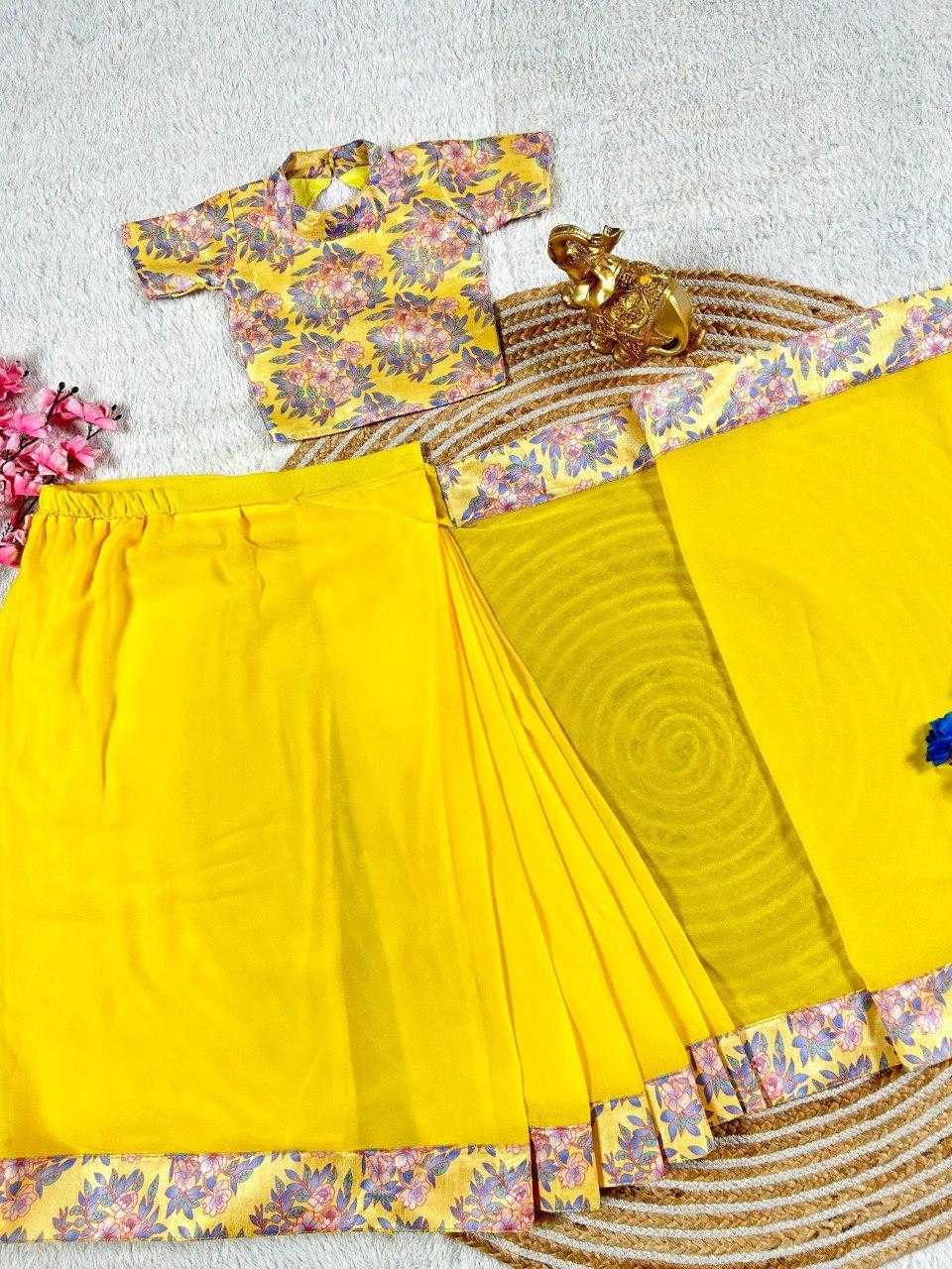 Ynf Soft Dola KESH505 324 Sarees Wholesale Ready To Wear Sarees Fancy Sarees Georgette Sarees Manufacturer