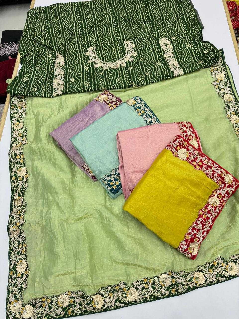 Ynf Soft Gold Crush KESH114 5001 Sarees Wedding Collections Wholesale Fancy Sarees Embroidered Sarees Stone Work Saree Manufacturer