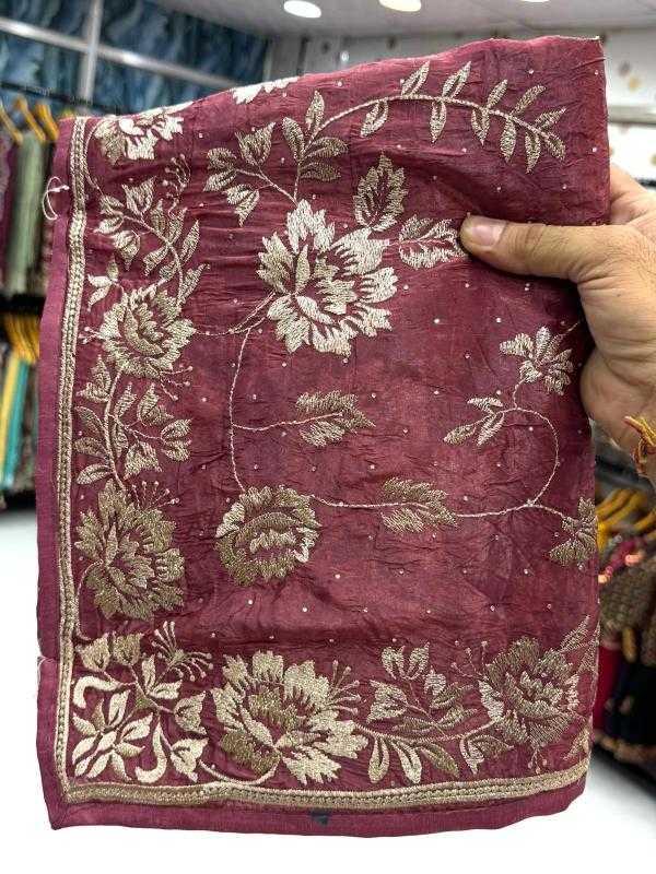 Ynf Soft Gold Crush KESH114 5959 Sarees Wedding Collections Festive Collections Wholesale Embroidered Sarees Stone Work Saree Zari Border Sarees Manufacturer