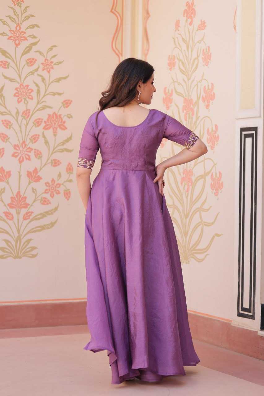 Ynf Soft Gold Crush KESH489 1176 Gowns Wedding Collections Festive Collections Wholesale Embroidery Gowns Party Wear Gowns Designer Gowns Manufacturer