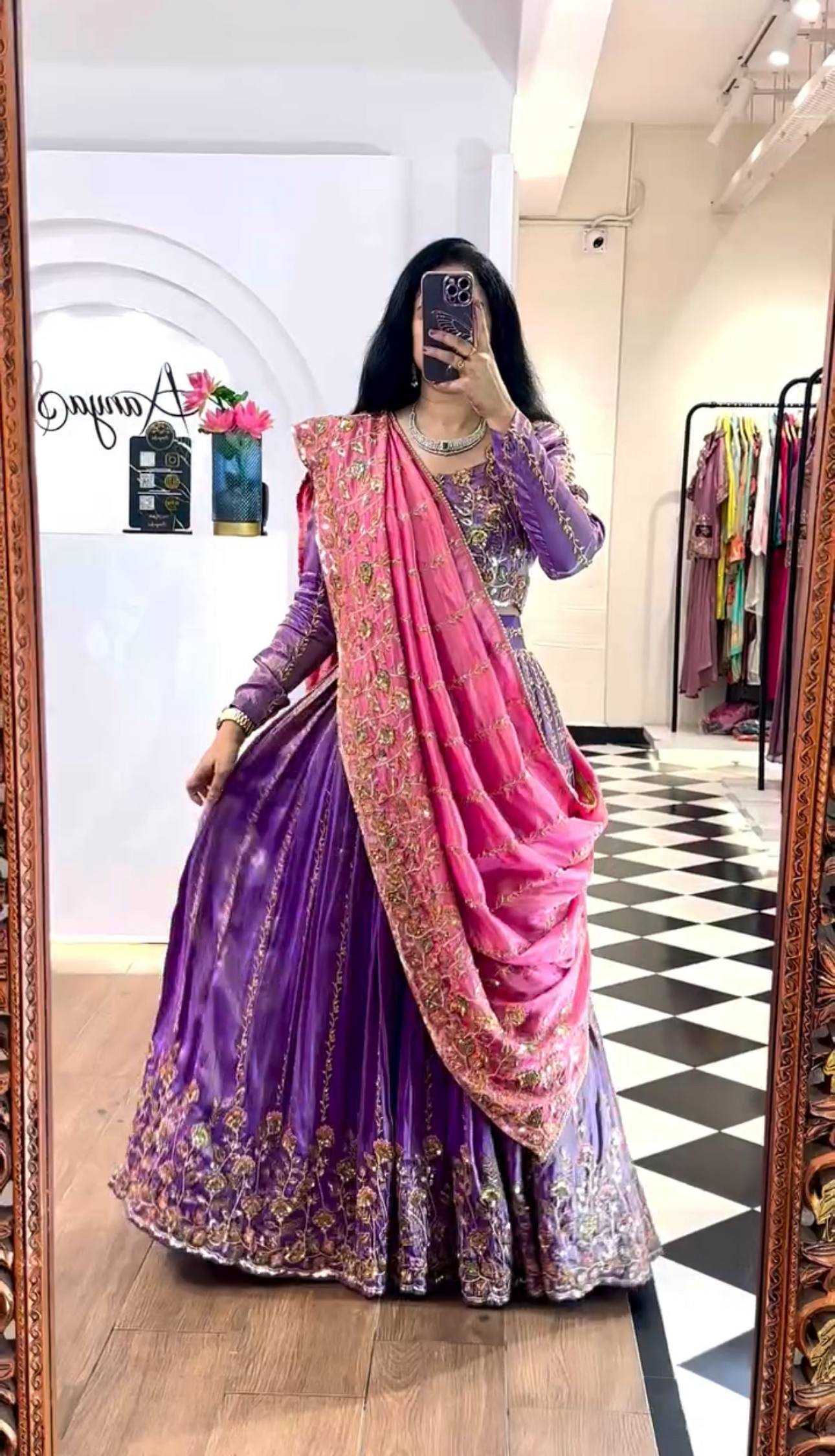 Ynf Soft Gold Crush KESH497 255 Lehengas Wedding Collections Festive Collections Wholesale Designer Lehenga Embroidered Lehenga Designer Lehenga Choli Manufacturer