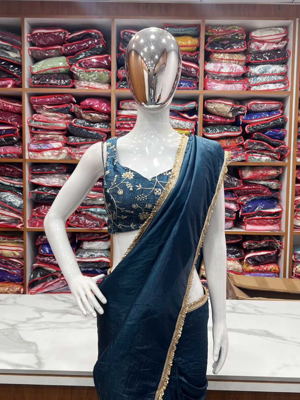Ynf Soft Gold Crush KESH504 44 Sarees Wedding Collections Festive Collections Wholesale Ready To Wear Sarees Tissue Silk Saree Sarees With Blouse Manufacturer