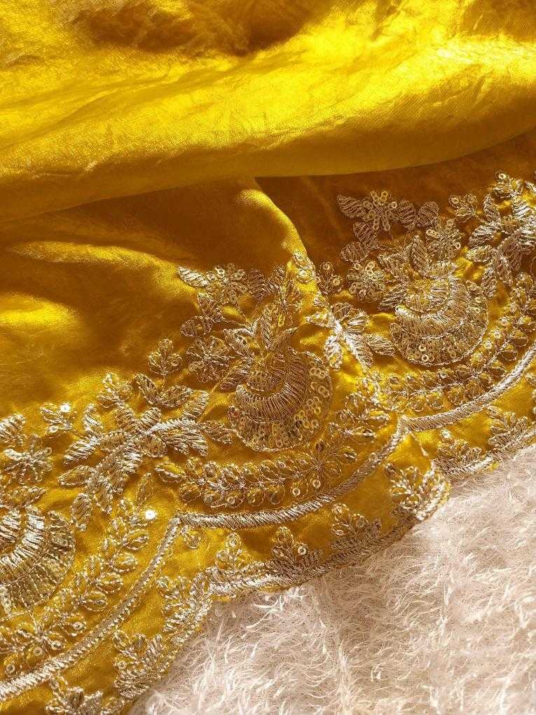 Ynf Soft Gold Crush RIN164 Designed Sarees Wedding Collections Festive Collections Wholesale Sequence Sarees Zari Border Sarees Wedding Outfits Manufacturer