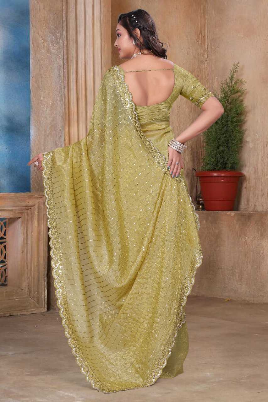 Ynf Soft Gold Crush RIN197 3007 Sarees Wholesale Designer Sarees Fancy Sarees Bridal Sarees Manufacturer