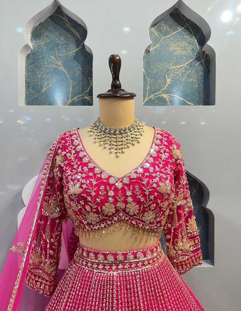 Ynf Soft Net RIN108 1764 Lehengas Wedding Collections Festive Collections Wholesale Wedding Lehenga Net Fancy Lehenga Lehenga With Blouse Manufacturer
