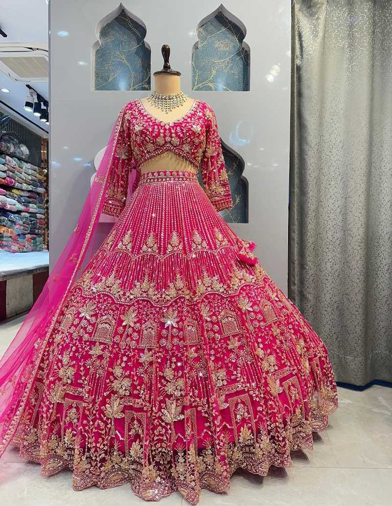 Ynf Soft Net RIN108 1764 Lehengas Wedding Collections Festive Collections Wholesale Wedding Lehenga Net Fancy Lehenga Lehenga With Blouse Manufacturer
