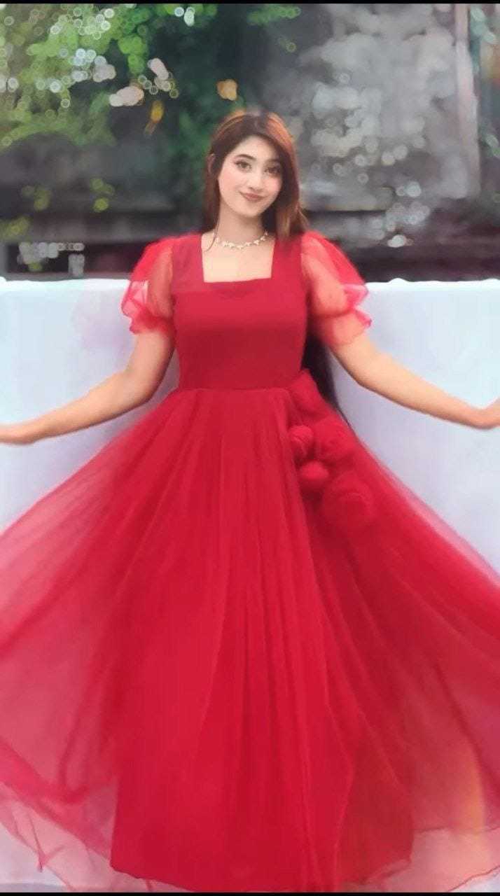 Ynf Soft Net RIN157 2062 Gowns Wedding Collections Plus Size Collections Wholesale Net Gowns Wedding Gown Designer Gowns Manufacturer