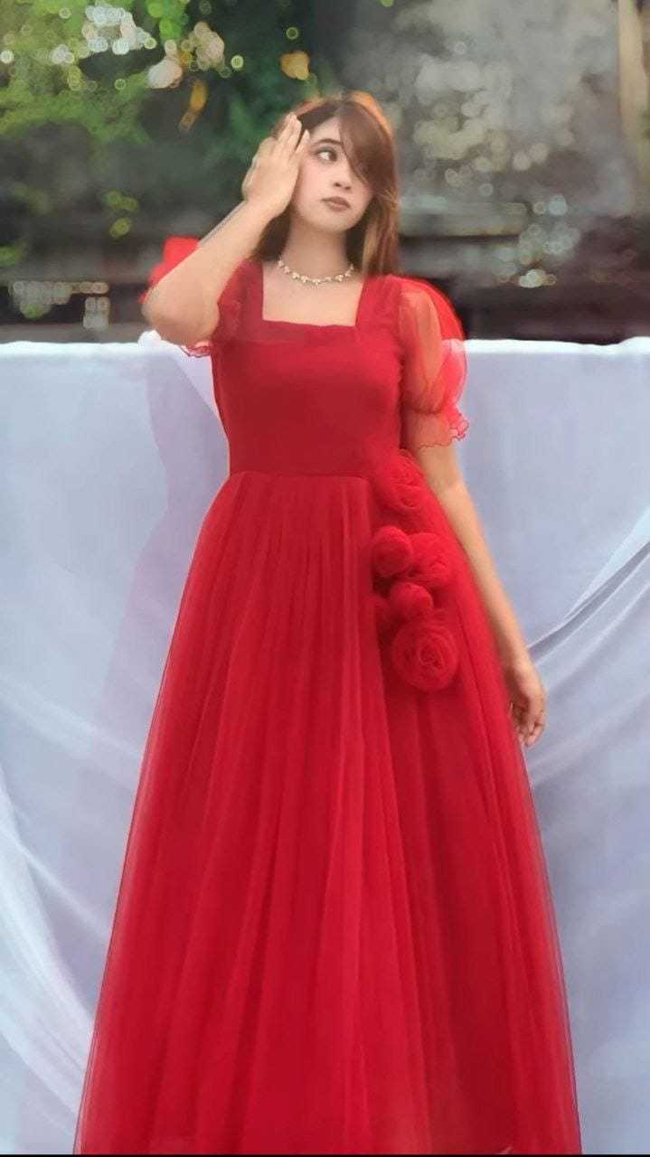 Ynf Soft Net RIN157 2062 Gowns Wedding Collections Plus Size Collections Wholesale Net Gowns Wedding Gown Designer Gowns Manufacturer