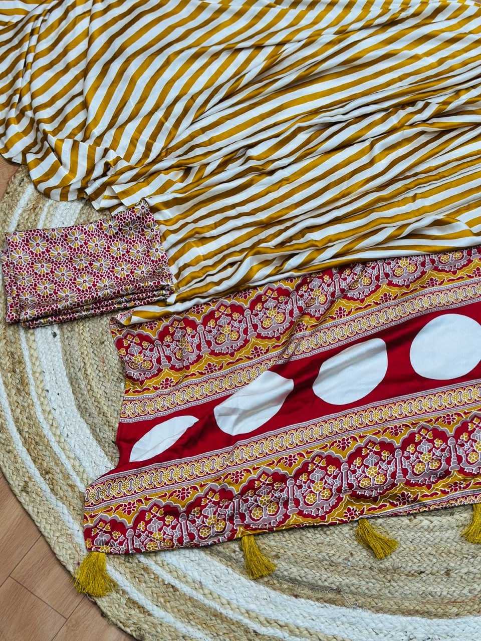 Ynf Soft Patola Silk RIN218 White Zibra Sarees Wholesale Party Wear Sarees Printed Sarees Ladies Sarees Manufacturer