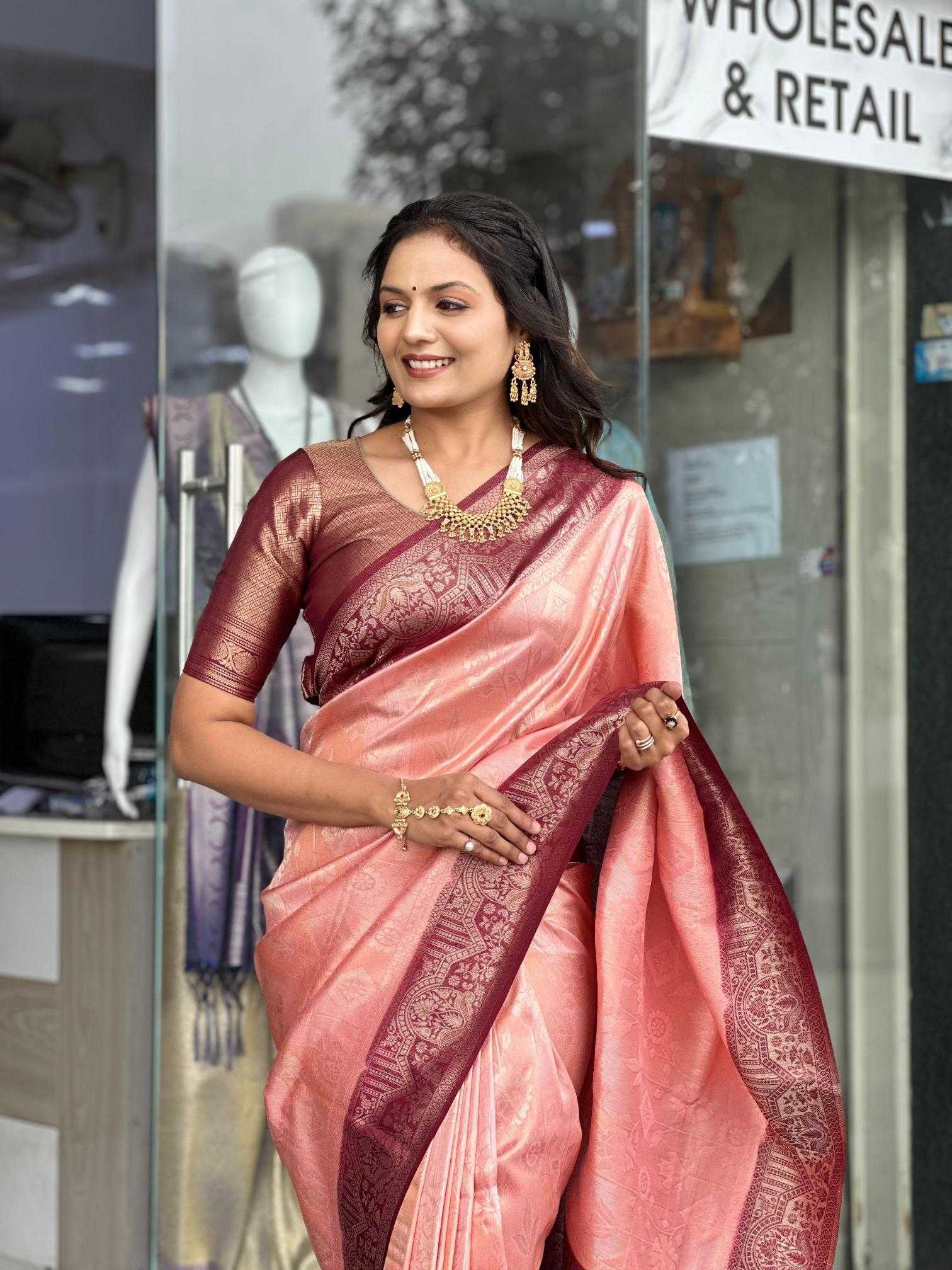 Ynf Soft Silk RIN118 CONTRSRTWOVEN Silk Sarees Festive Collections Wholesale Soft Silk Sarees Designer Silk Sarees Silk Sarees For Weddings Manufacturer