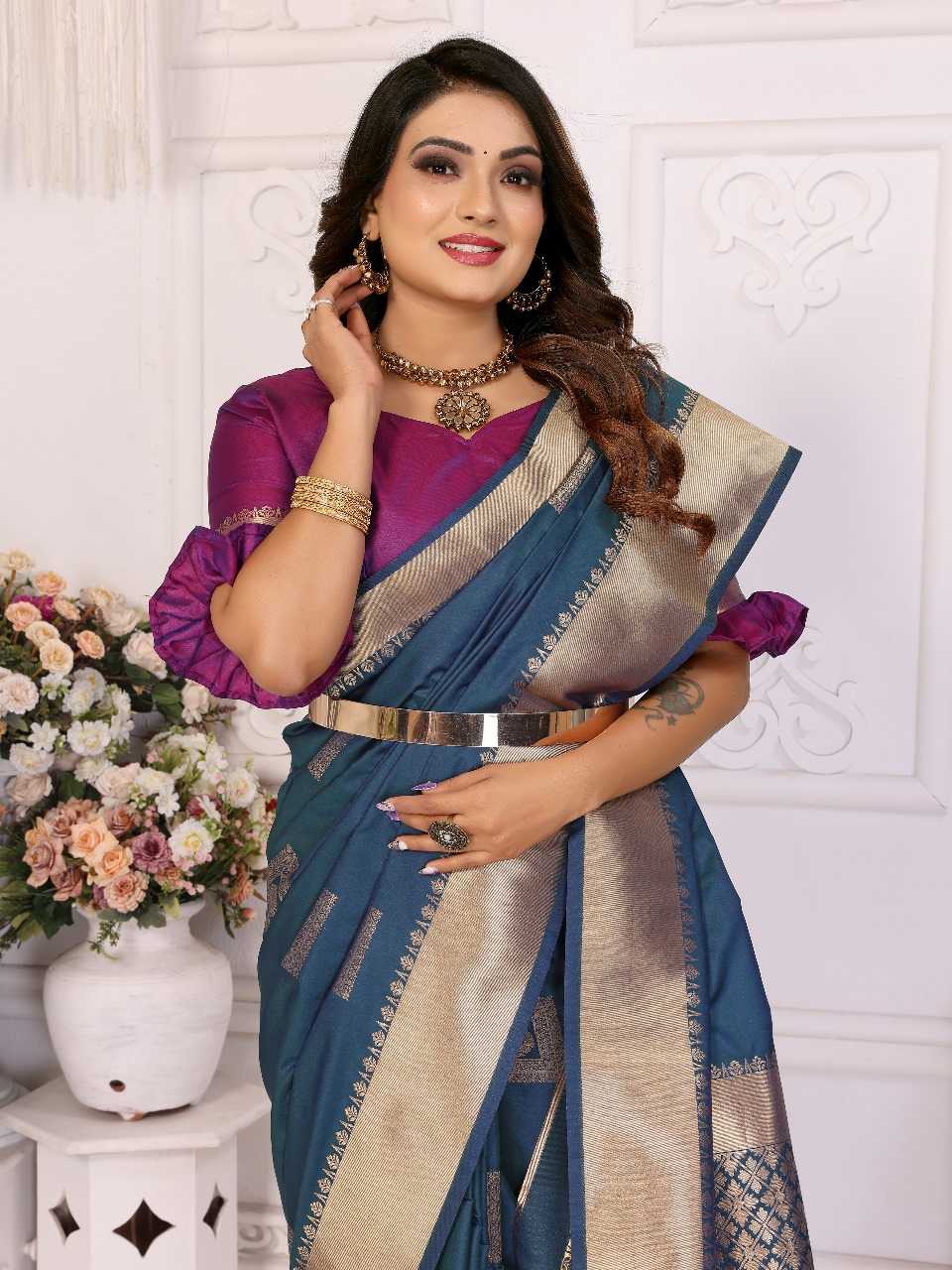 Ynf Soft Silk RIN144 SAMEERA Silk Sarees Wedding Collections Festive Collections Wholesale Soft Silk Sarees Designer Silk Sarees Zari Border Silk Sarees Manufacturer
