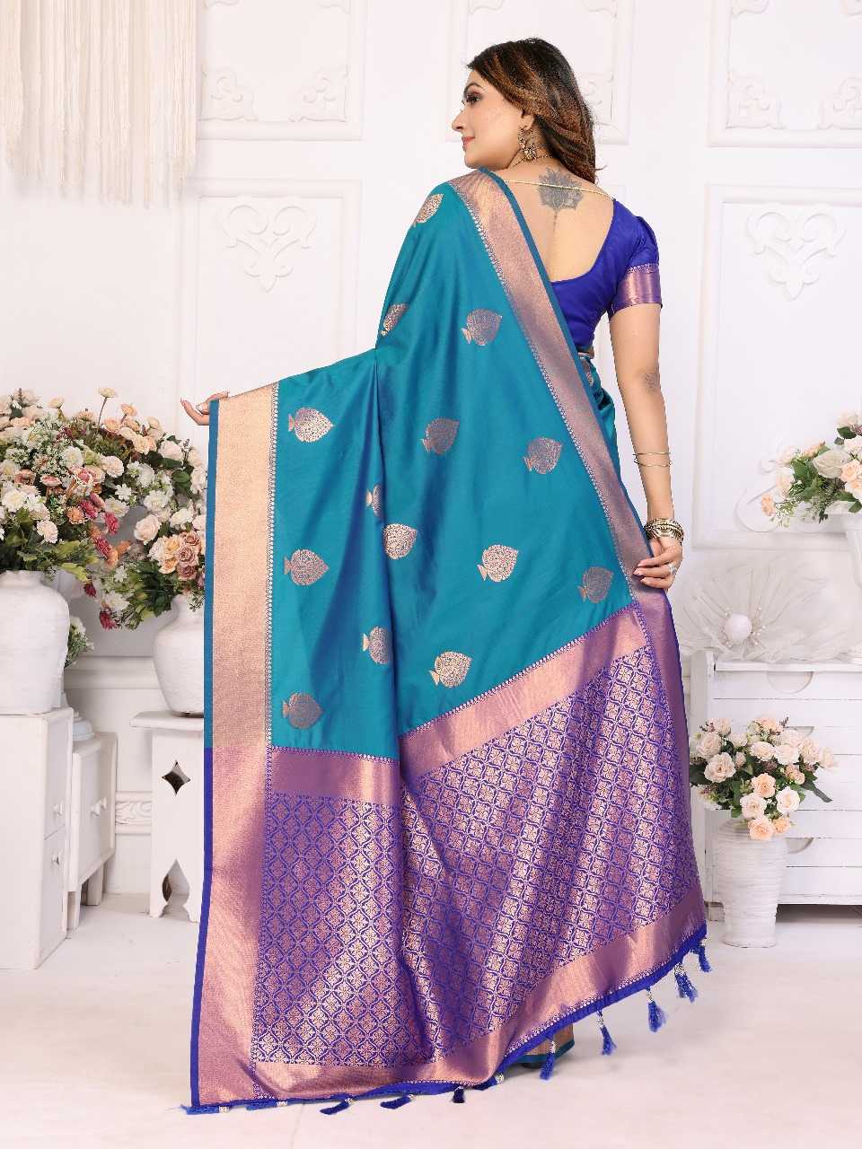 Ynf Soft Silk RIN144 vardhman Silk Sarees Wedding Collections Festive Collections Wholesale Soft Silk Sarees Banarasi Silk Sarees With Zari Work Bridesmaid Outfits Manufacturer