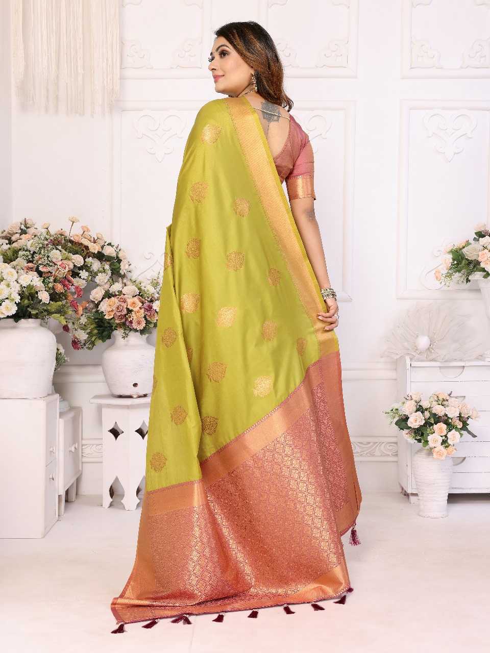 Ynf Soft Silk RIN144 vardhman Silk Sarees Wedding Collections Festive Collections Wholesale Soft Silk Sarees Banarasi Silk Sarees With Zari Work Bridesmaid Outfits Manufacturer