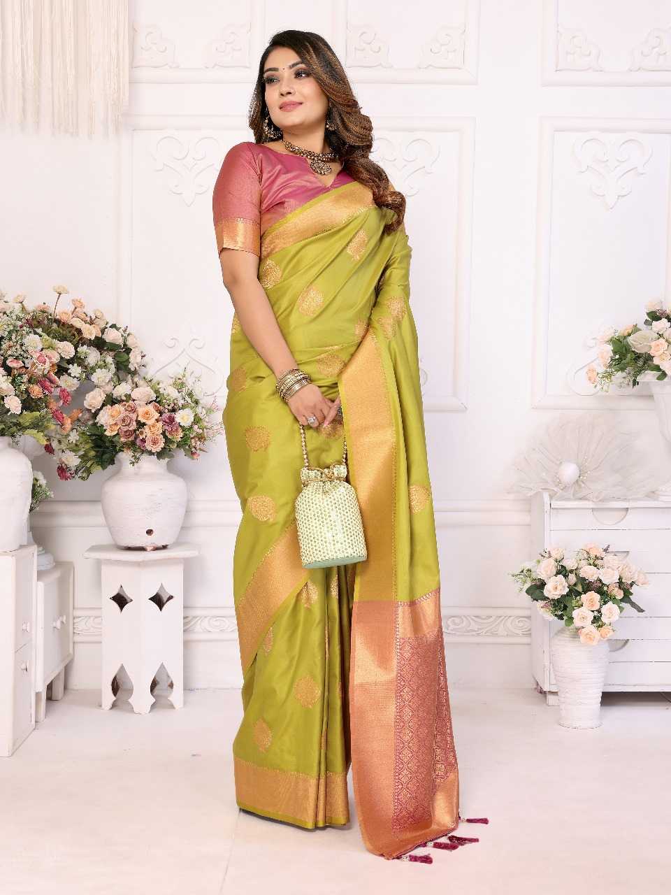 Ynf Soft Silk RIN144 vardhman Silk Sarees Wedding Collections Festive Collections Wholesale Soft Silk Sarees Banarasi Silk Sarees With Zari Work Bridesmaid Outfits Manufacturer