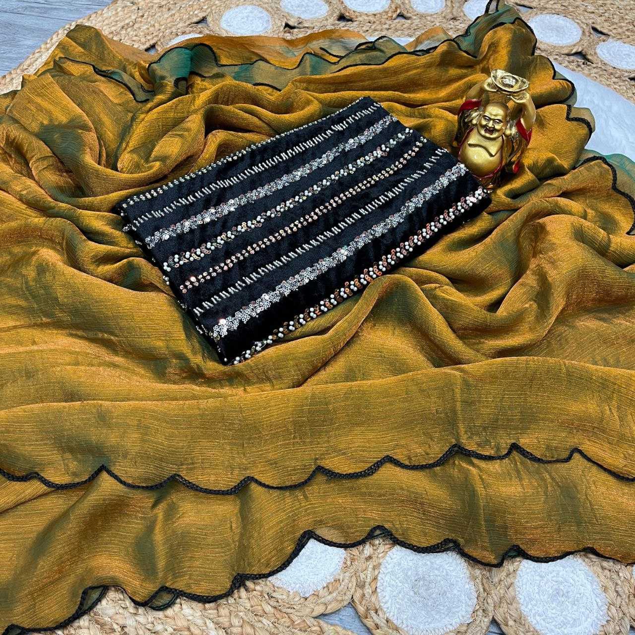 Ynf Space Silk KESH487 valvet Sarees Wholesale Fancy Sarees Cutwork Saree Silk Sarees Manufacturer