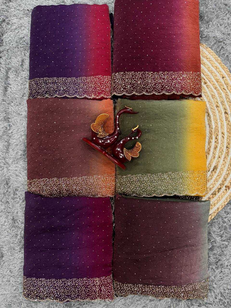 Ynf Space Silk RIN151 5453 Sarees Wholesale Designer Sarees Work Sarees Manufacturer