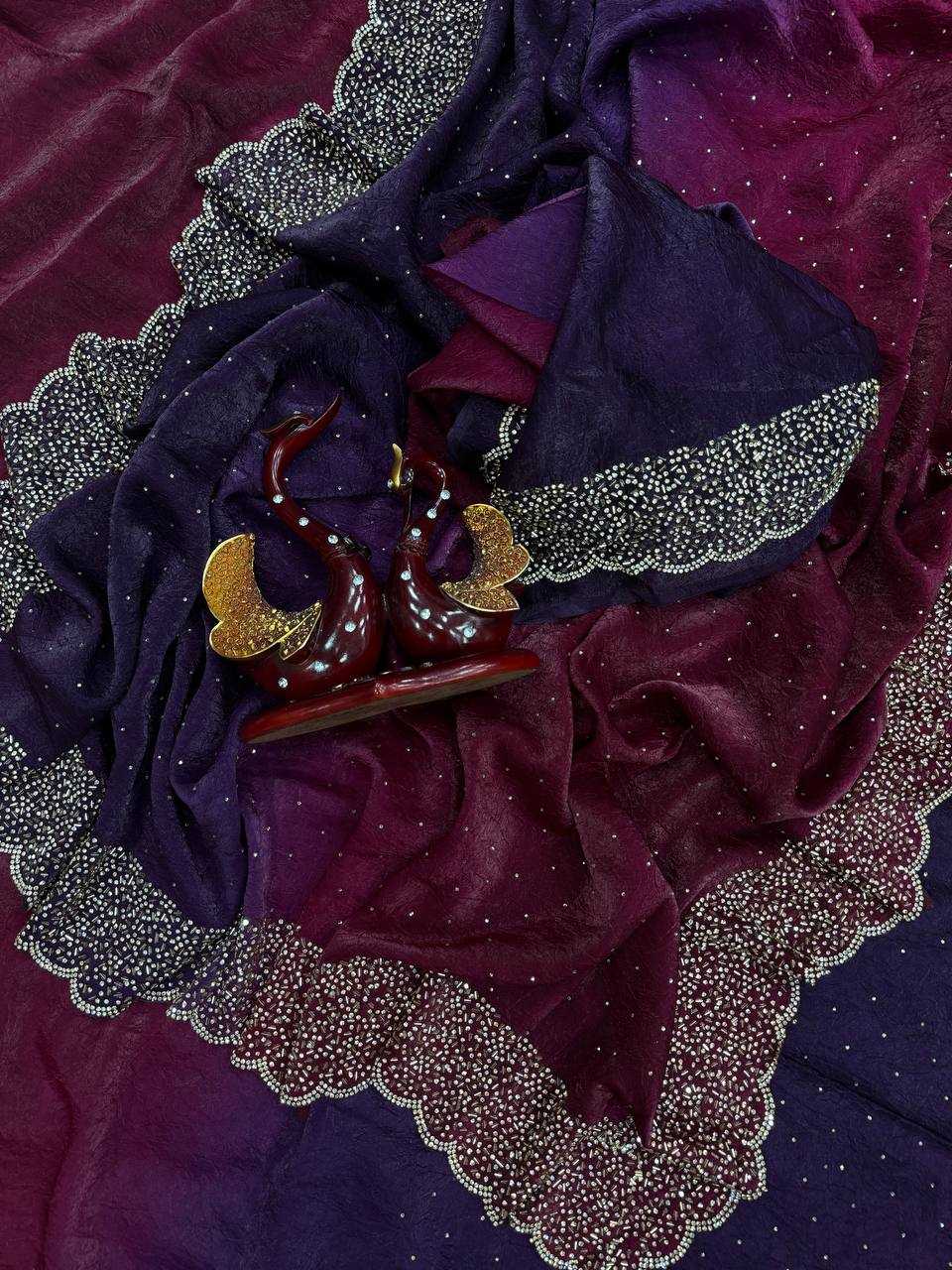 Ynf Space Silk RIN151 5453 Sarees Wholesale Designer Sarees Work Sarees Manufacturer