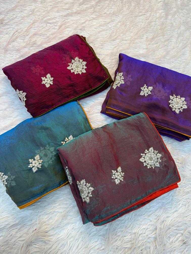 Ynf Space Silk RIN178 Glow Silk Sarees Wedding Collections Festive Collections Wholesale Designer Silk Sarees Fancy Silk Sarees Embroidered Silk Sarees Manufacturer