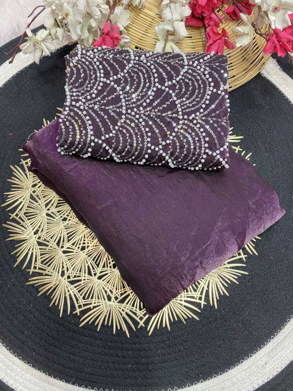 Ynf Space Silk RIN216 space queen Sarees Wholesale Party Wear Sarees Fancy Sarees Casual Sarees Manufacturer