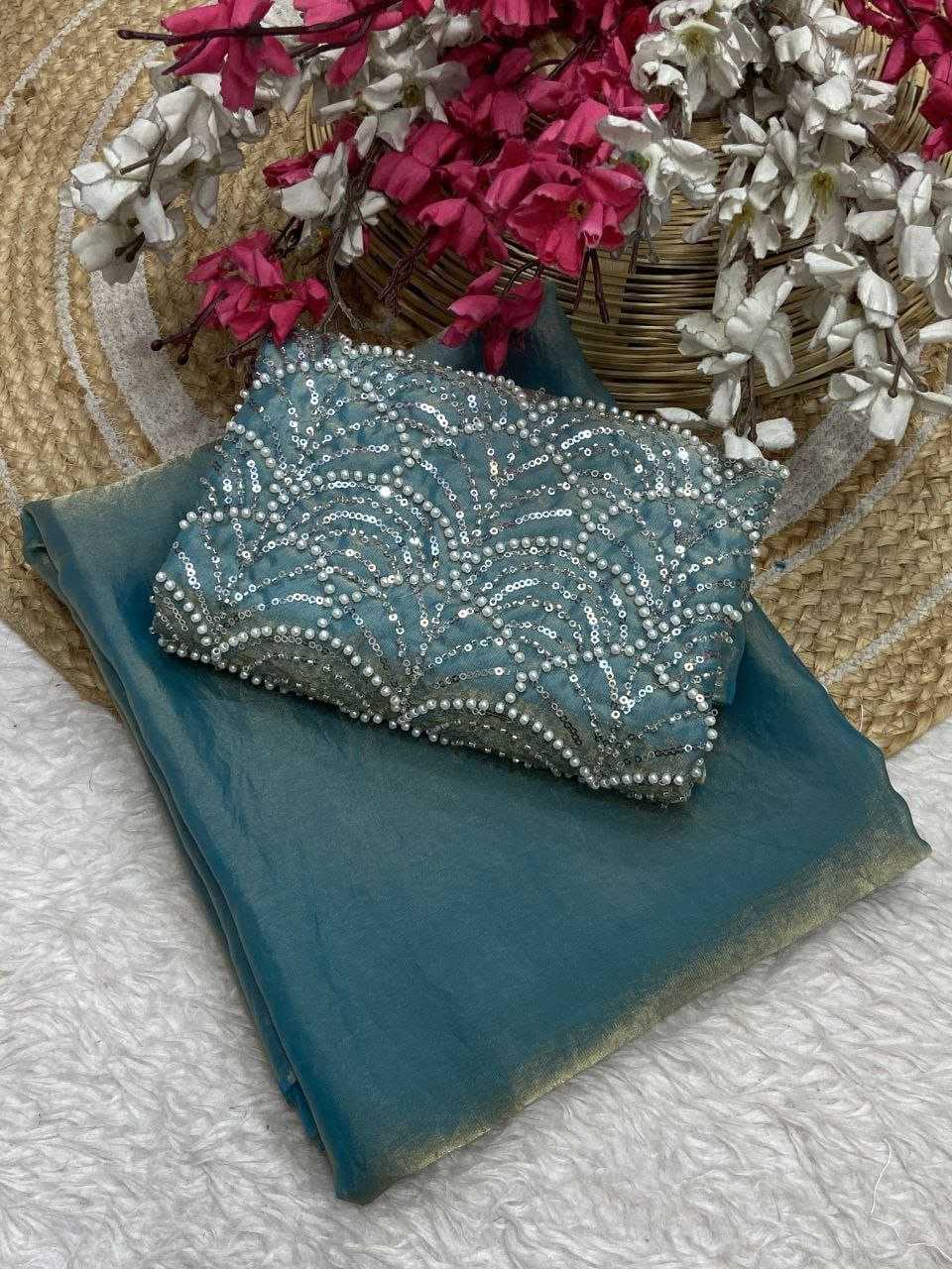 Ynf Space Silk RIN216 space queen Sarees Wholesale Party Wear Sarees Fancy Sarees Casual Sarees Manufacturer