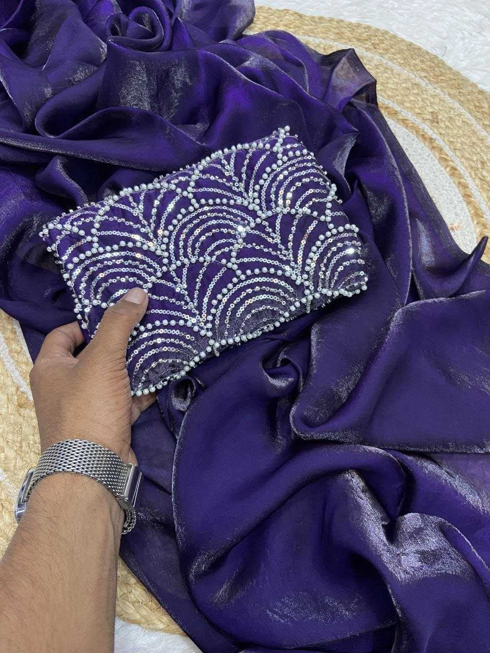 Ynf Space Silk RIN216 space queen Sarees Wholesale Party Wear Sarees Fancy Sarees Casual Sarees Manufacturer