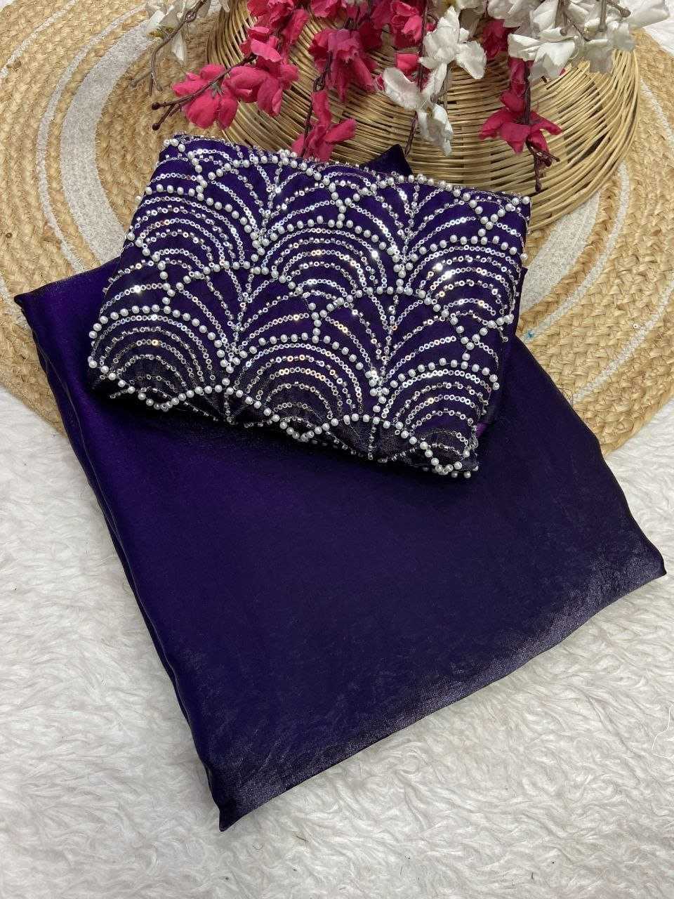 Ynf Space Silk RIN216 space queen Sarees Wholesale Party Wear Sarees Fancy Sarees Casual Sarees Manufacturer