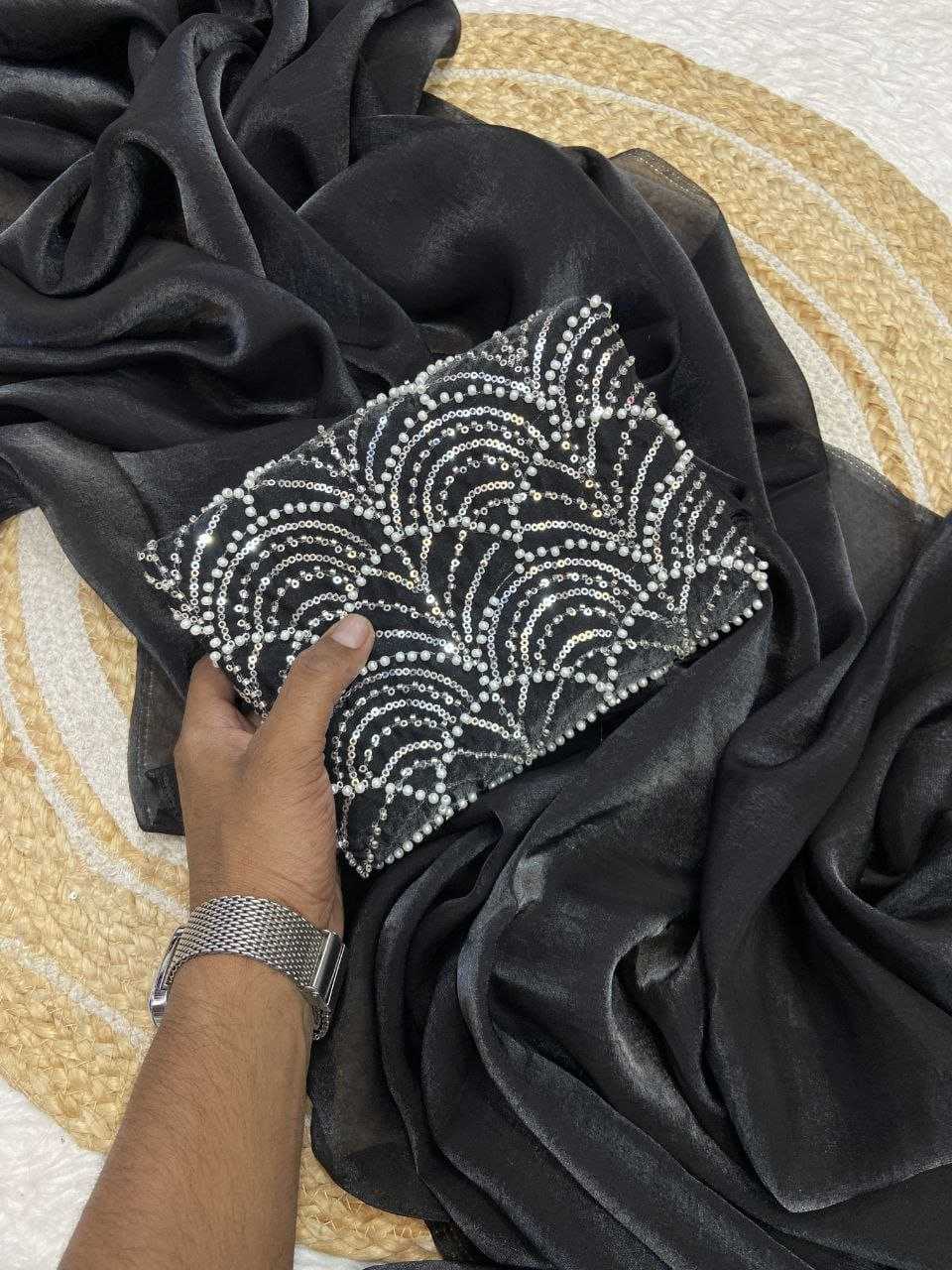 Ynf Space Silk RIN216 space queen Sarees Wholesale Party Wear Sarees Fancy Sarees Casual Sarees Manufacturer